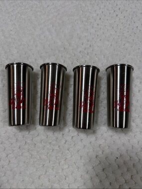 Ole Miss Rebels Stainless Steel Shot Glasses - Set of 4